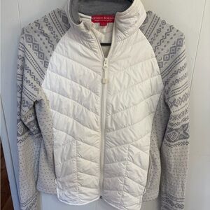 Krimson and klover white switchback jacket size small